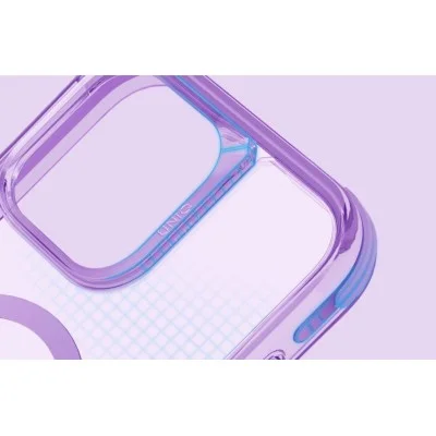 Uniq hybrid iphone 16 (2024) 6.1 magclick charging combat - grape pink